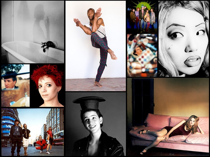 Mural retratos de moda y editorial